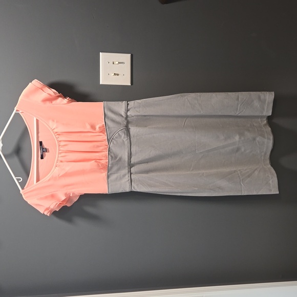 Chadwicks Dresses & Skirts - Chadwicks - Pink & Grey Office Dress